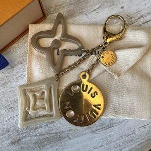 Louis Vuitton PORTE CLES BAG CHARM KEY RING in EXCELLENT Condition in Box